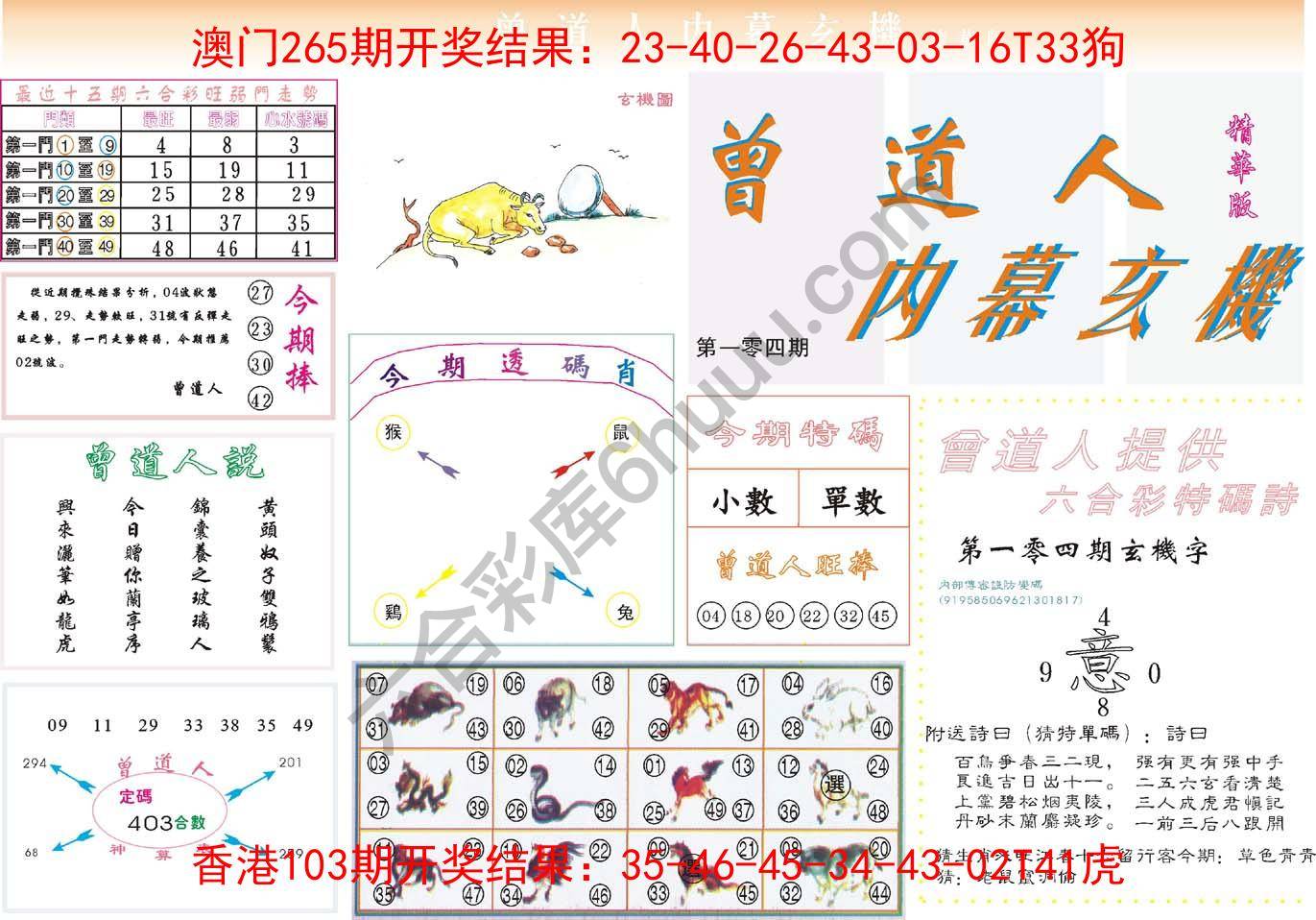曾道人内幕玄机(精华版)