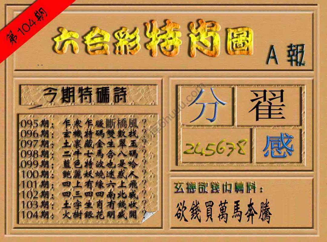 六合彩特肖图