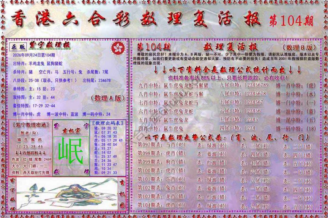 数理复活报