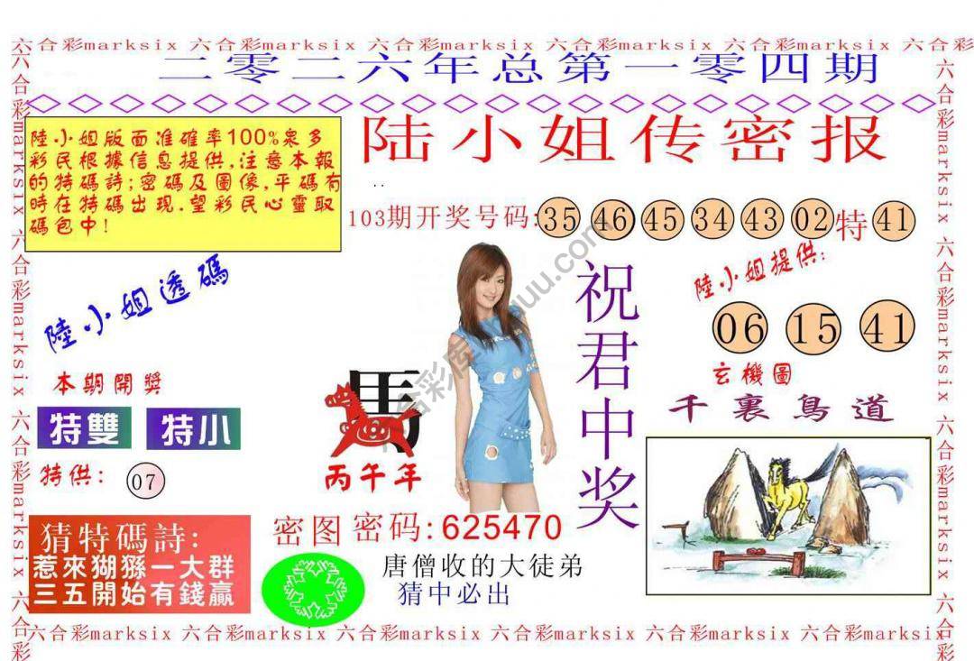 陆小姐传密