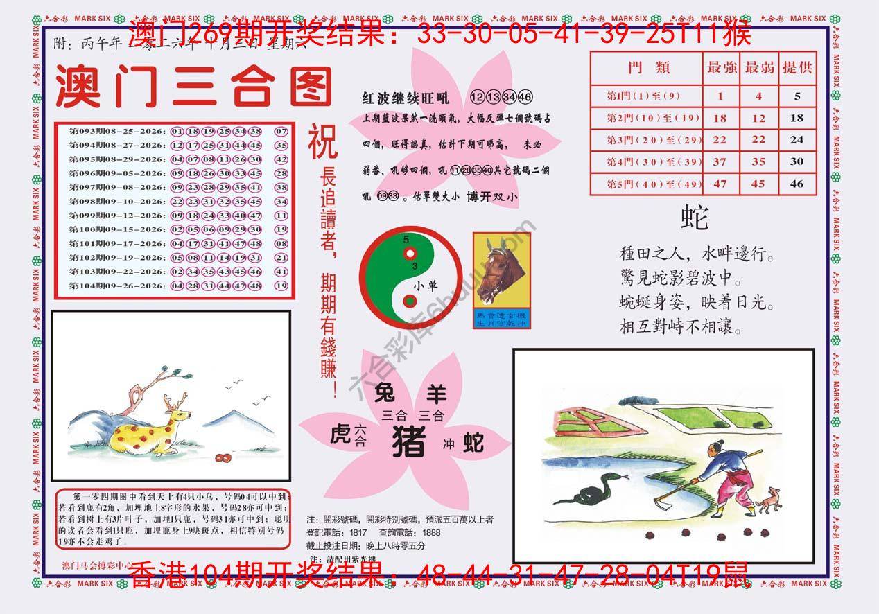 澳门三合图