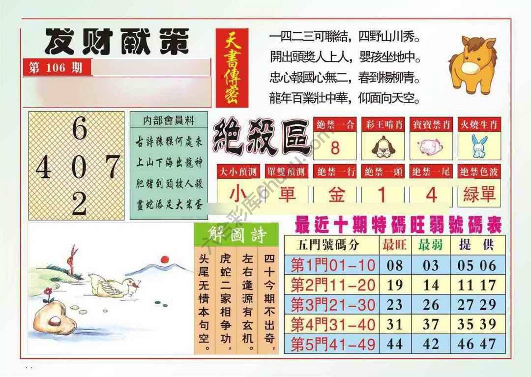 发财献策
