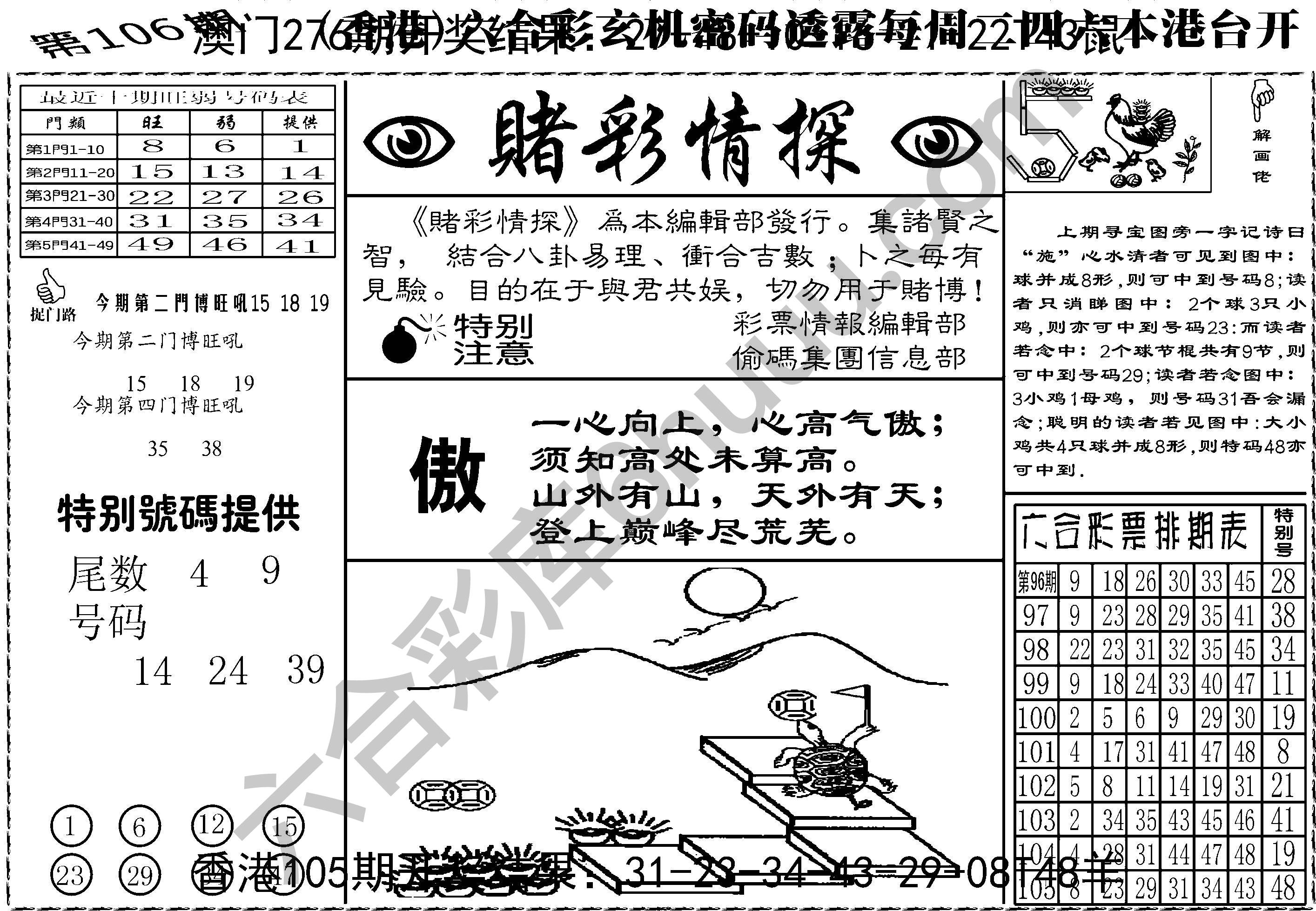 赌彩情探