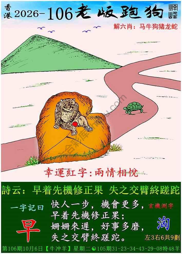 老版跑狗图