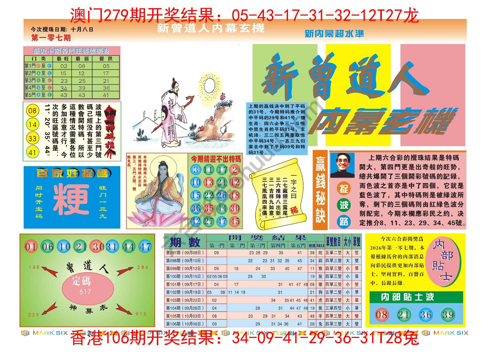新曾道人内幕玄机