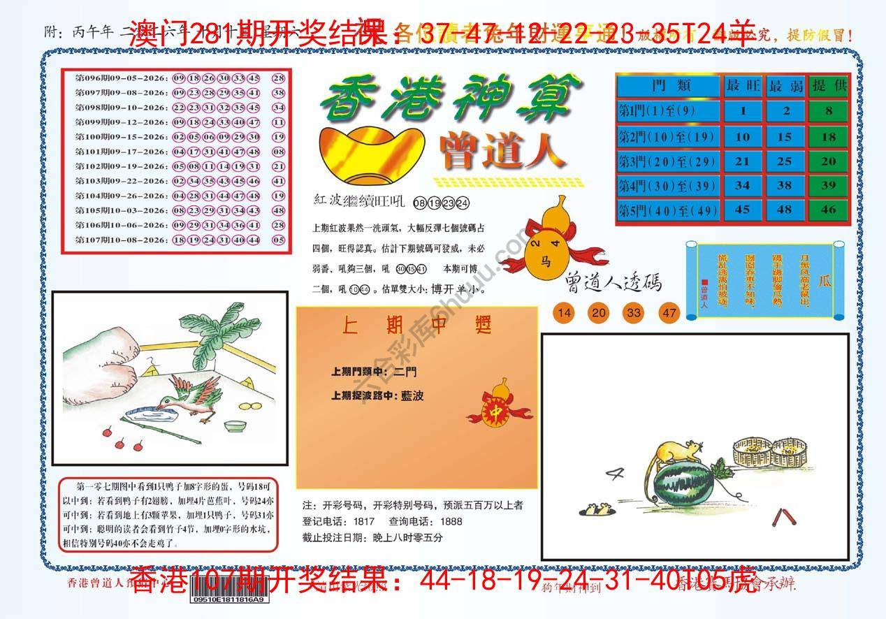 香港神算曾道人
