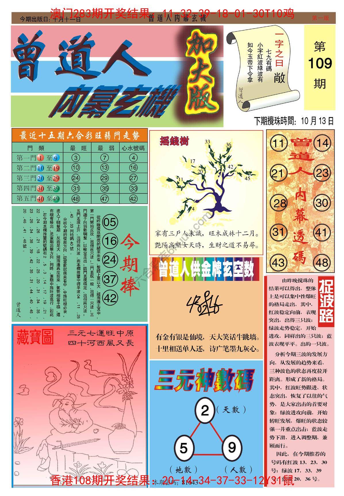曾道人内幕玄机（加大版）