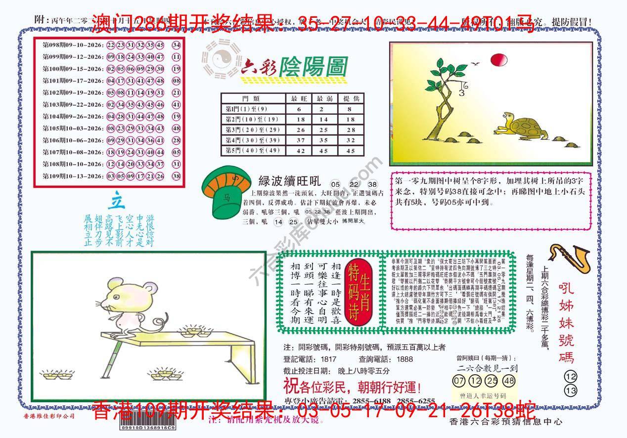 六彩阴阳图