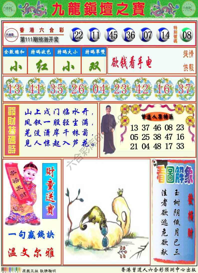 九龙挂牌解特码