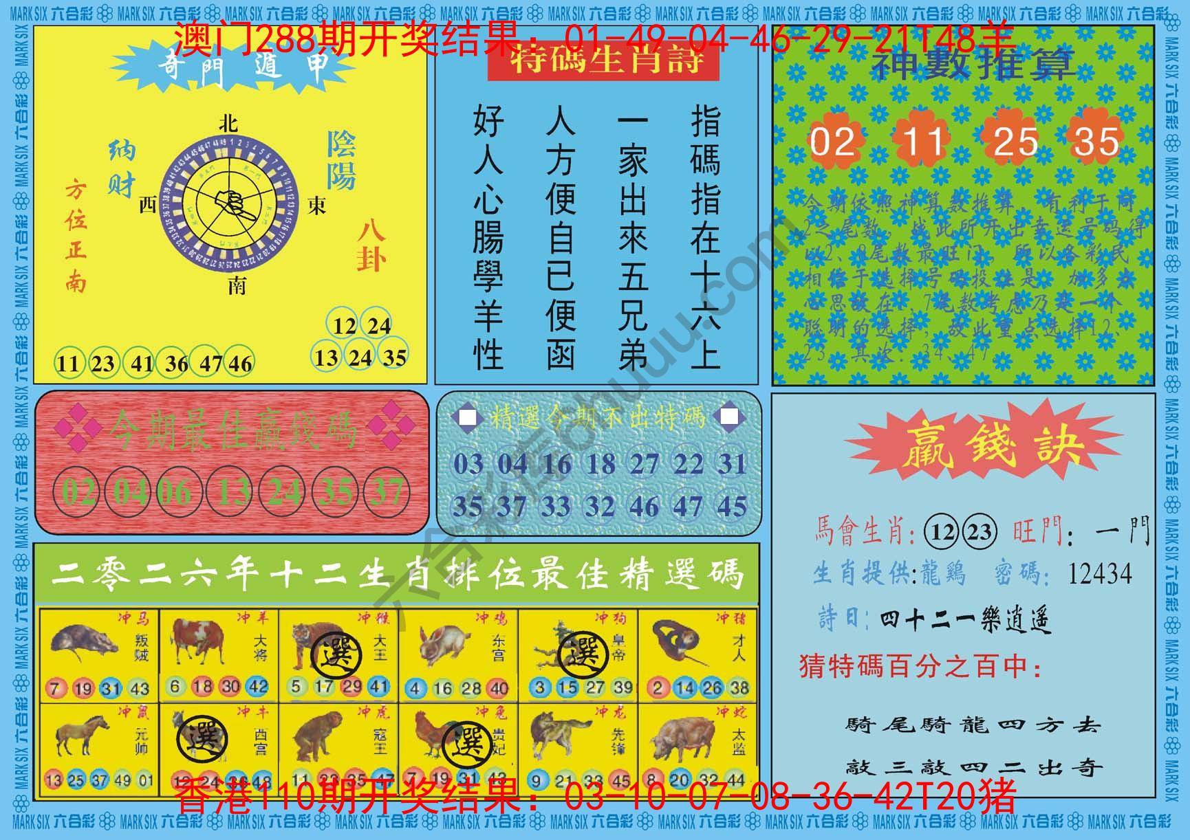 黄大仙灵码