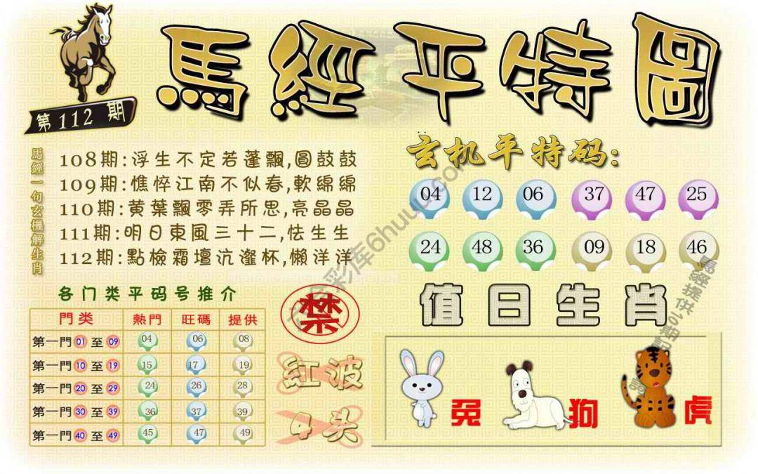 马经平特图